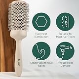 So Eco Large 53mm Thermo Ceramic Round Brush with Bioplastic Handle view 5