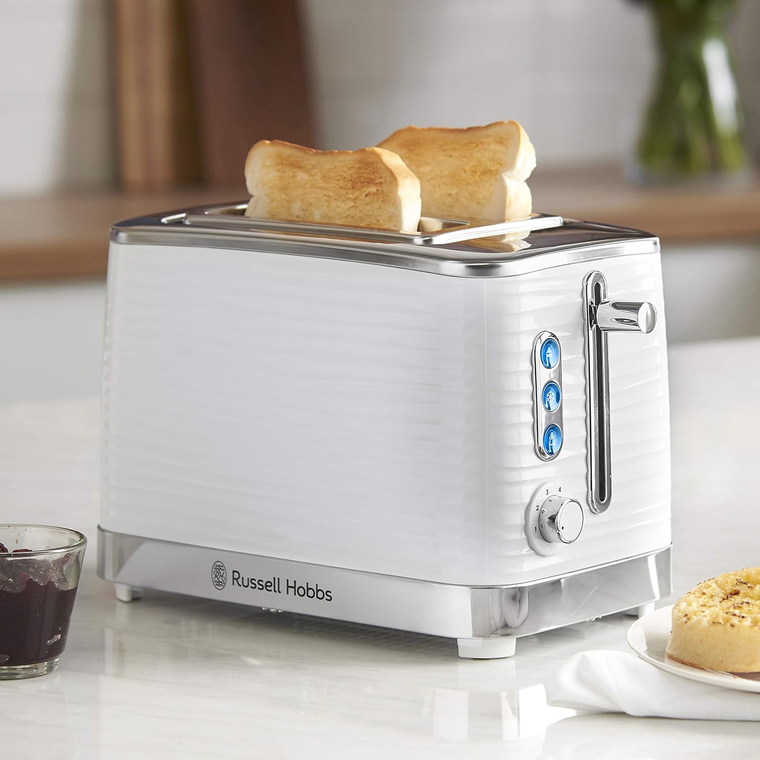 Russell Hobbs Inspire 2 Slice Toaster (Extra wide slots, High lift feature, 6 Browning levels - Image 3