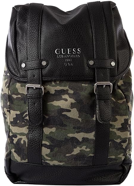 guess leather backpack mens