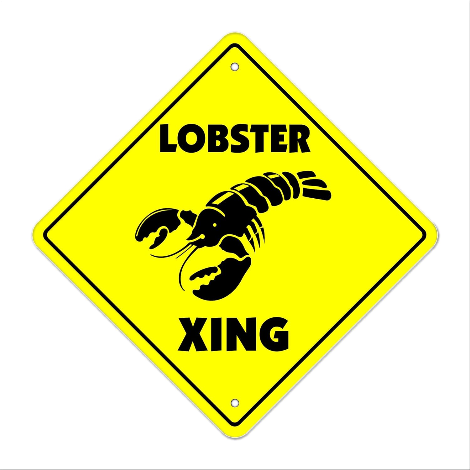 Plaques & Signs Home & Garden LOBSTER LOVERS Parking Decal roll maine