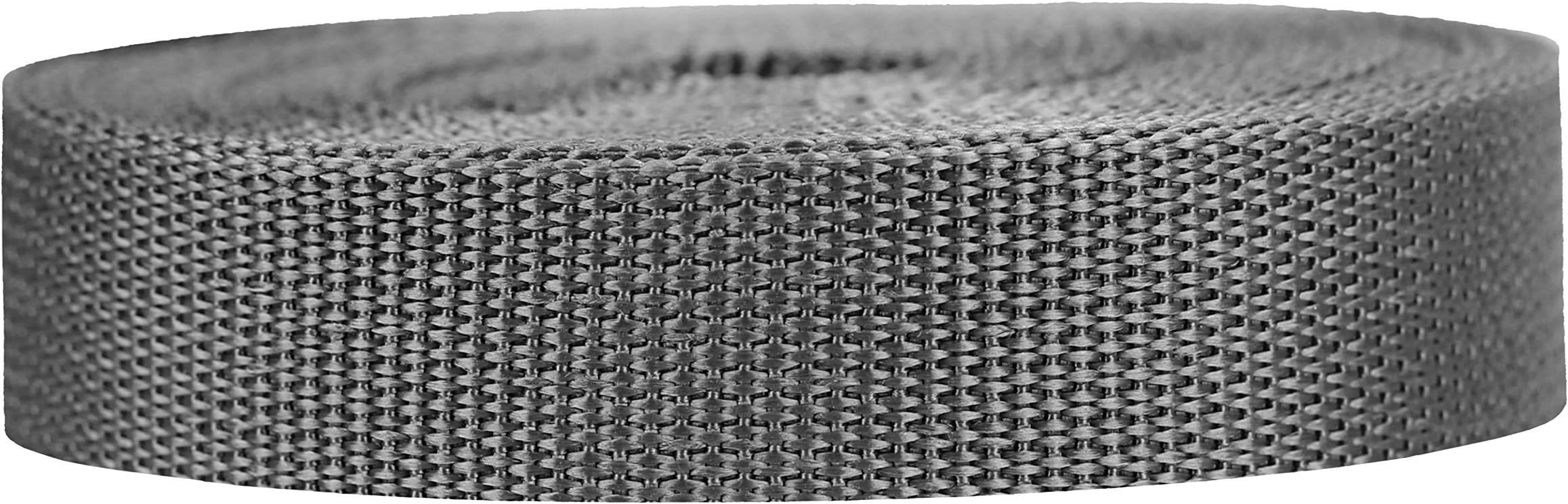 Strapworks Lightweight Polypropylene Webbing - Poly Strapping for Outdoor DIY Gear Repair, Pet Collars, Crafts – 1 Inch by 10, 25, or 50 Yards, Over 20 Colors