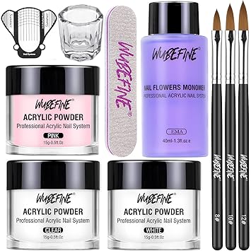 Amazon.com: WuBeFine Acrylic Nail Kit 