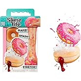 Slime Life Pink Icing Round & Jelly Filled Donuts DIY Slime Kit - Unboxing Ingredients to Make, Smash, and Stretch Your Food