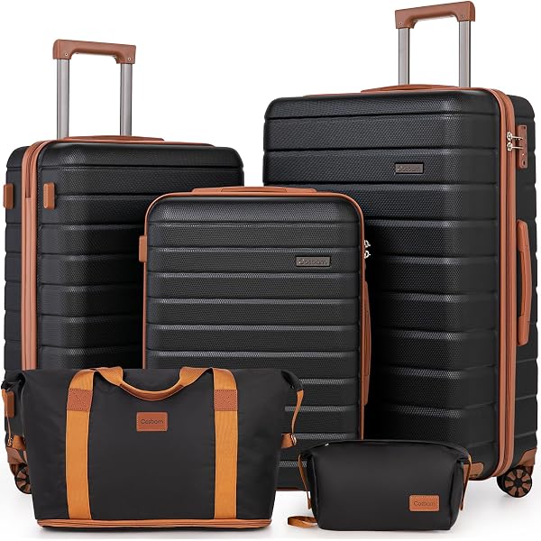 Amazon.com | imiomo Hard Shell Luggage Sets 5 Piece for Women