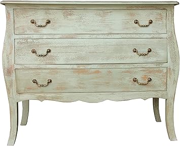 Amazon Com Designe Gallerie Marcel Three Drawer Wooden Curved