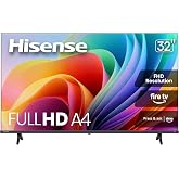 Hisense 32-Inch Class A4 Series FHD 1080p Smart Fire TV (32A4NF, 2025 Model) - DTS Virtual: X, Slim Bezel Design, Alexa Built in