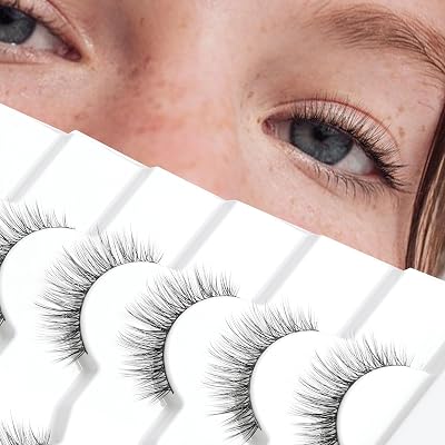 Onlyall Bottom Lashes Under Eyelashes False Natural Anime Lower 7 Pairs R9