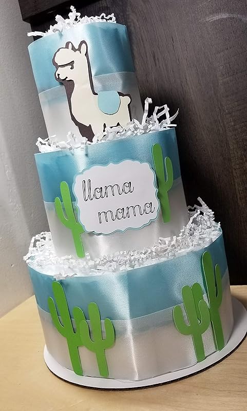 llama diaper cake
