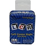 LCR® Left Center Right™ Dice Game - Blue Tin