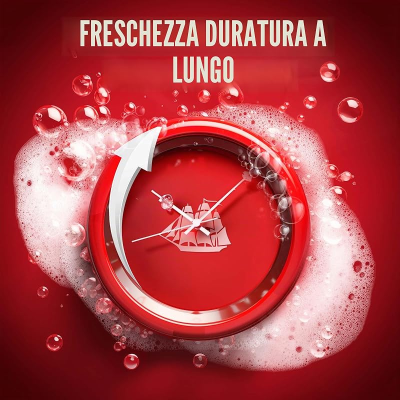 Whitewater 3 in 1 gel doccia e shampoo da uomo, 1 l, profumo fresco di lunga durata, qualità profumata, pulizia profonda per capelli e viso, sensazione delicata sulla pelle