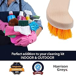 Scrub Brush - Stiff Bristle Brush for Deep