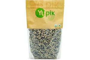 Yupik Organic Ancient Black Rice Mix, 2.2 lb (35.2 oz), Non-GMO, Vegan, Kosher, Brown & Black Whole Grain Rice Blend, Salt-Free, Source of Fiber, Easy Preparation, Ideal for Side Dishes & More