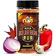 MeatSoHorny Maple Bourbon | BBQ Rub for Smoking and Seasoning | Steak, Chicken Dry Rub, Turkey Rub, Vegetables, Pork, Poultry | 12 Oz Bold Flavors Blend | No Added Gluten, Low Sugar, MSG-Free