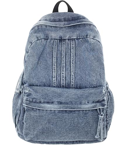 Amazon.com: Vintage Denim Backpack for Women & Men, Multi  display picture 1