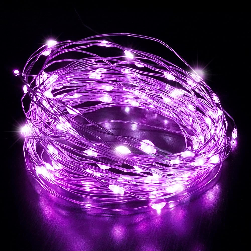 Desiretech 50 LED Battery Powered Christmas Fairy Lights 5M Copper Wire