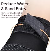 SUPERFA 5mm Neoprene Gloves Unisex Adjustable Strap Dive Watersports view 4
