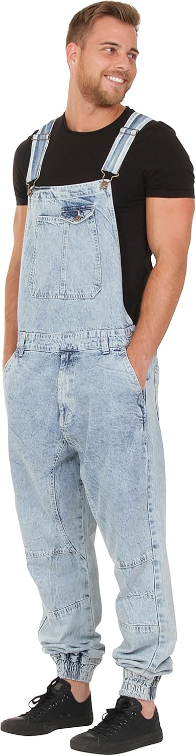 acid wash overalls mens