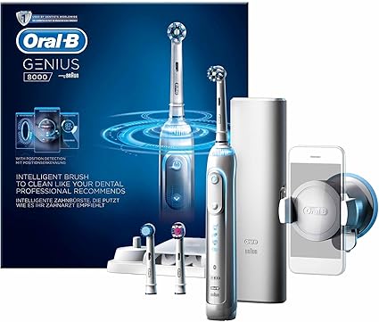 Oral-B Genius 8000 Cepillo Eléctrico Blanco Con Tecnología De Braun