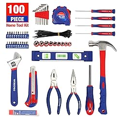 WORKPRO Home Tool Kit, 100 Piece Kitchen Drawer