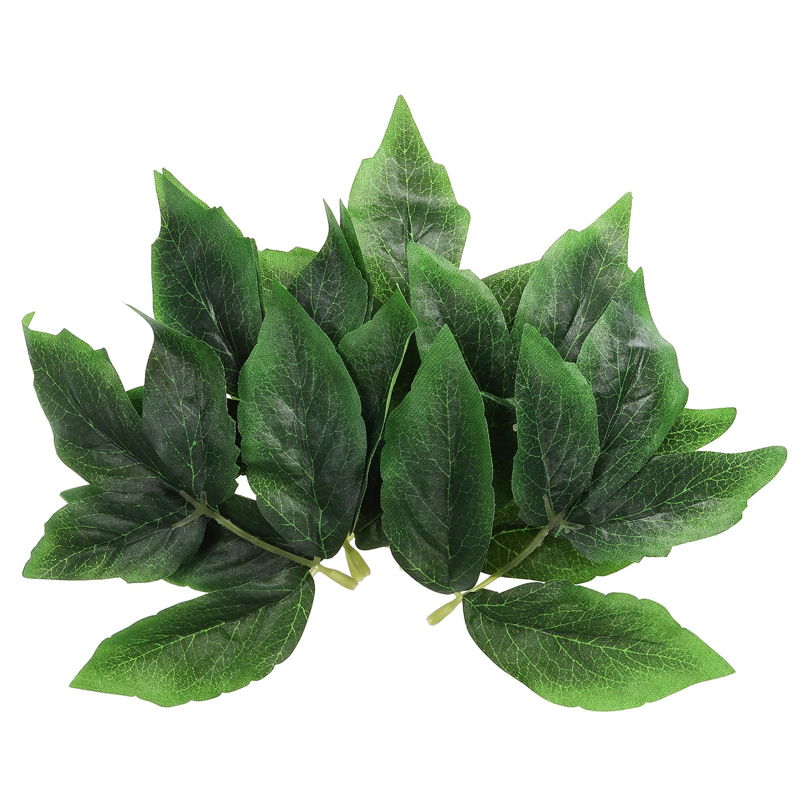 PATIKIL 6.3x7.5 Artificial Green Leaves, 30 Pcs Bulk Greenery Leaves Fake Peony Leaves Fake Leaves for Wedding Bouquets Wreaths Decor