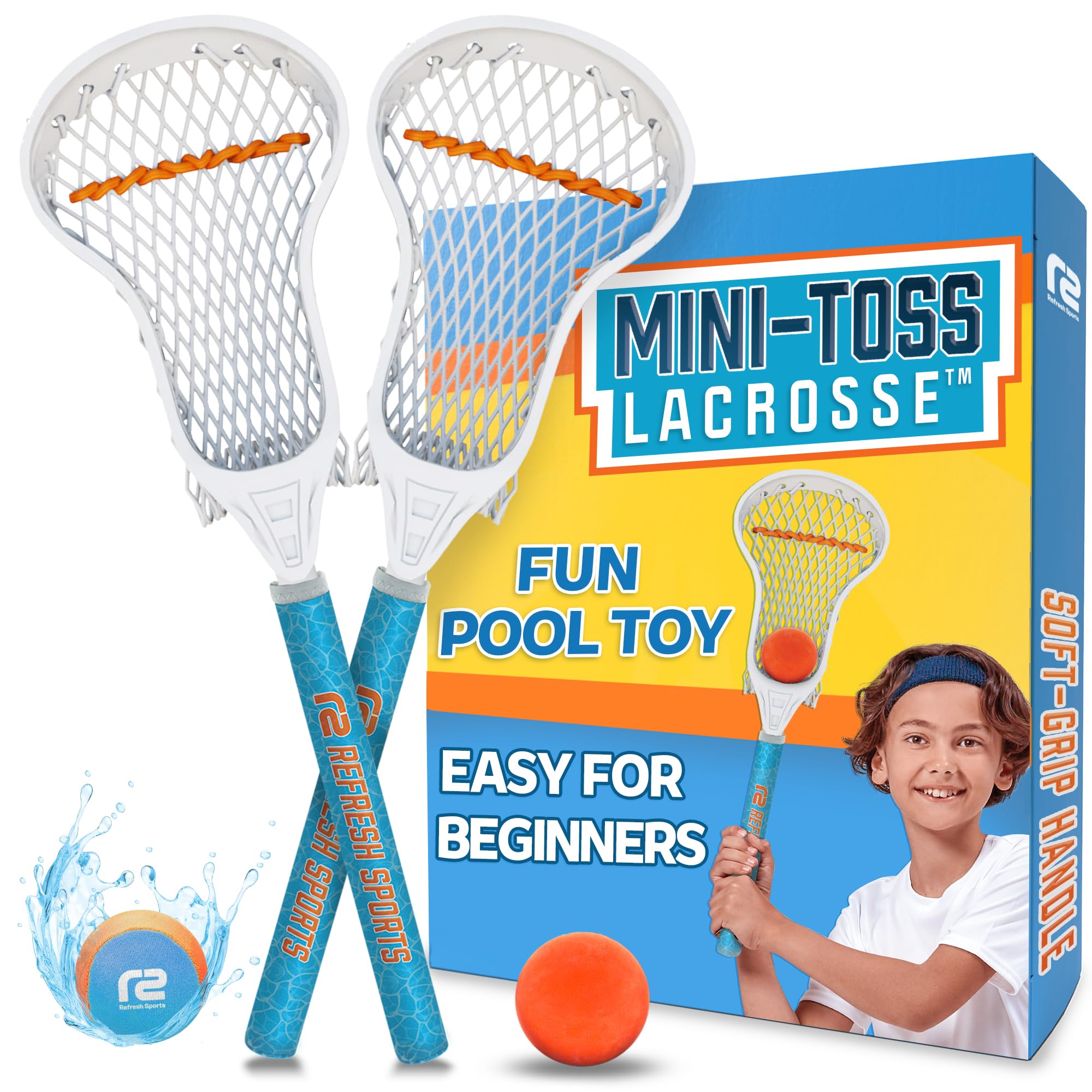 Mini Toss Lacrosse Sticks - Teen Boy Gifts & Outdoor Lacrosse Gifts - Beach Pool Games for Kids All Ages & Gifts for Teen Boys Ages 6 7 8 9 10 11 12 + Year Old Boys Toys Gift Ideas 2026