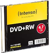 Intenso DVD+RW Blank Rewritable Discs 4.7 GB 4x Speed Slim Case Pack of 10 view 2
