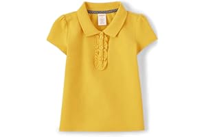 Gymboree Girls and Toddler Short Sleeve Ruffle Polo Shirt