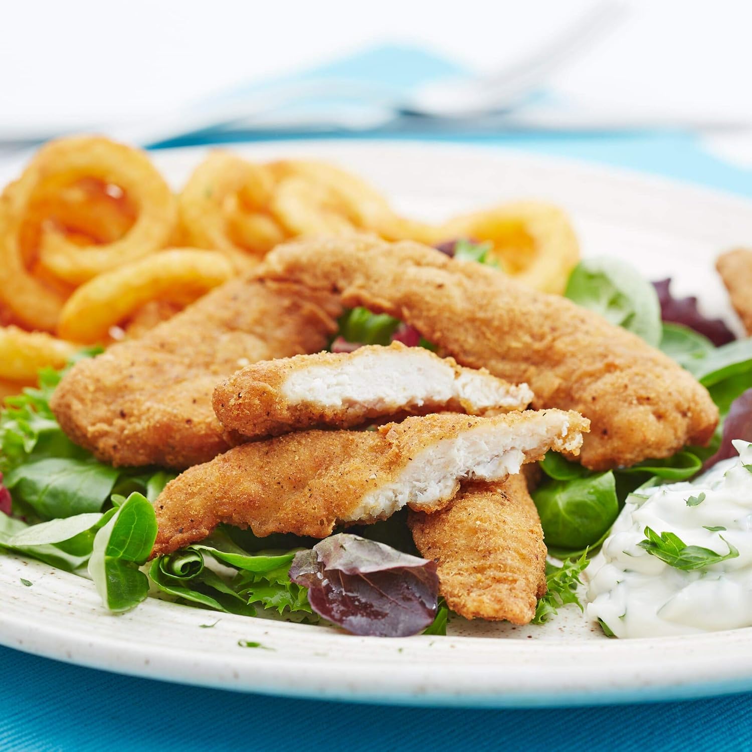 Country Range Frozen Southern Fried Chicken Breast Goujons 1x2kg