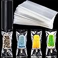 300 Pack Disposable Popsicle Bags Ice Pop Bags Plastic Candy Bags Hot Sealing Packing Containers for Ice Pop Making Wedding F