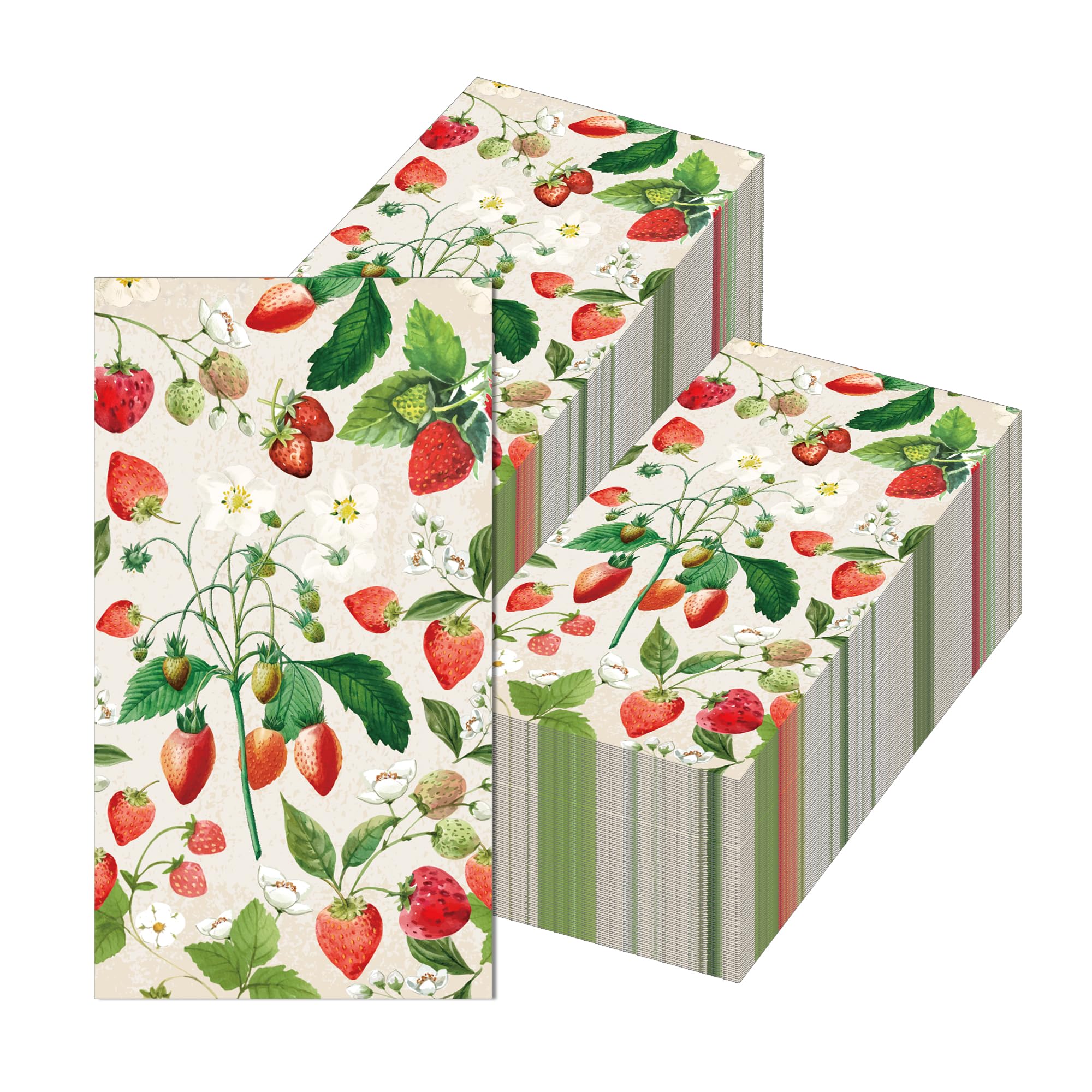 Photo 1 of Strawberry Napkins Strawberry Paper Napkins Strawberry Cocktail Napkins for Party