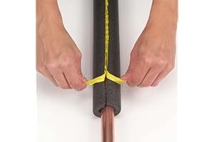 M-D Building Products 50164 1-Inch by 6-Feet Self-Sealing Tube Pipe Insulation