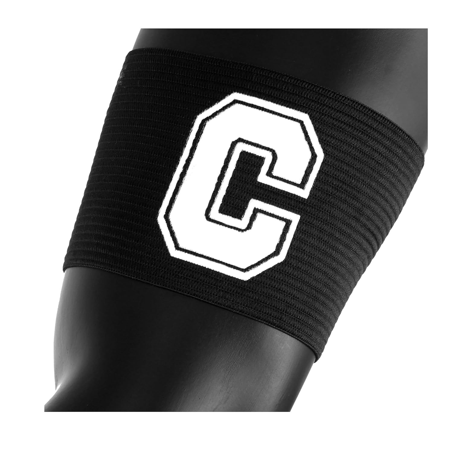 Optimum Football Captains Armband Black/Black Amazon.co.uk Sports