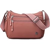 Wytidian Crossbody Bags for Women Waterproof Nylon Shoulder Bag Roomy Multiple Pockets Messenger Purses Handbags