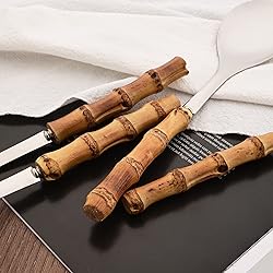 Uniturcky Serving Spoon and Fork Set, 304 Stainless