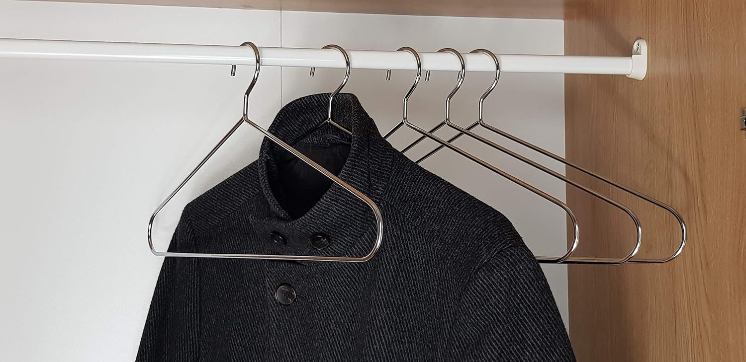 Neusu Strong Wardrobe Hangers (10) - 5mm Metal As Used By Premium Hotels - Image 3