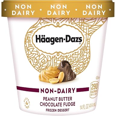 Haagen-Dazs, Non-Dairy Peanut Butter Chocolate Fudge Frozen Dessert, 14 oz.