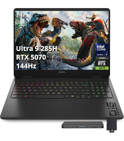 Amazon.com: HP Omen 17 Gaming AI Laptop, GeForce RTX 5060, AMD
