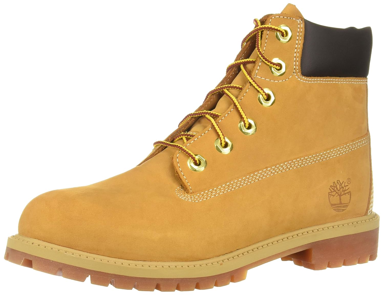 authentics 6 inch faux shearling boot for juniors in yellow