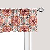 Ambesonne Mexican Window Valance, Colorful Cheery