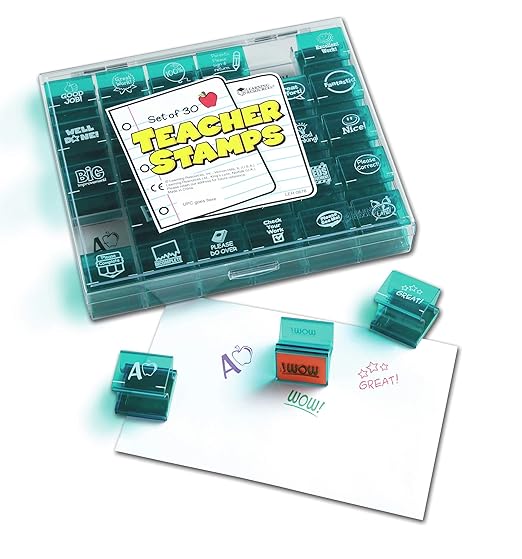 Learning Resources Tampons de professeur Langue anglais Amazon