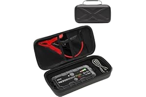 Gleegi EVA Protection Storage Case Compatible with NOCO Boost Plus GB40/Boost Sport GB20 UltraSafe Car Battery Jump Starter, Portable Carrying Case for Car Battery Booster