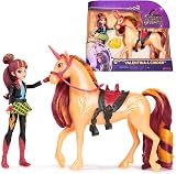 Unicorn Academy Valentina & Cinder Set with Riding Accessories Hair Styling Tool
