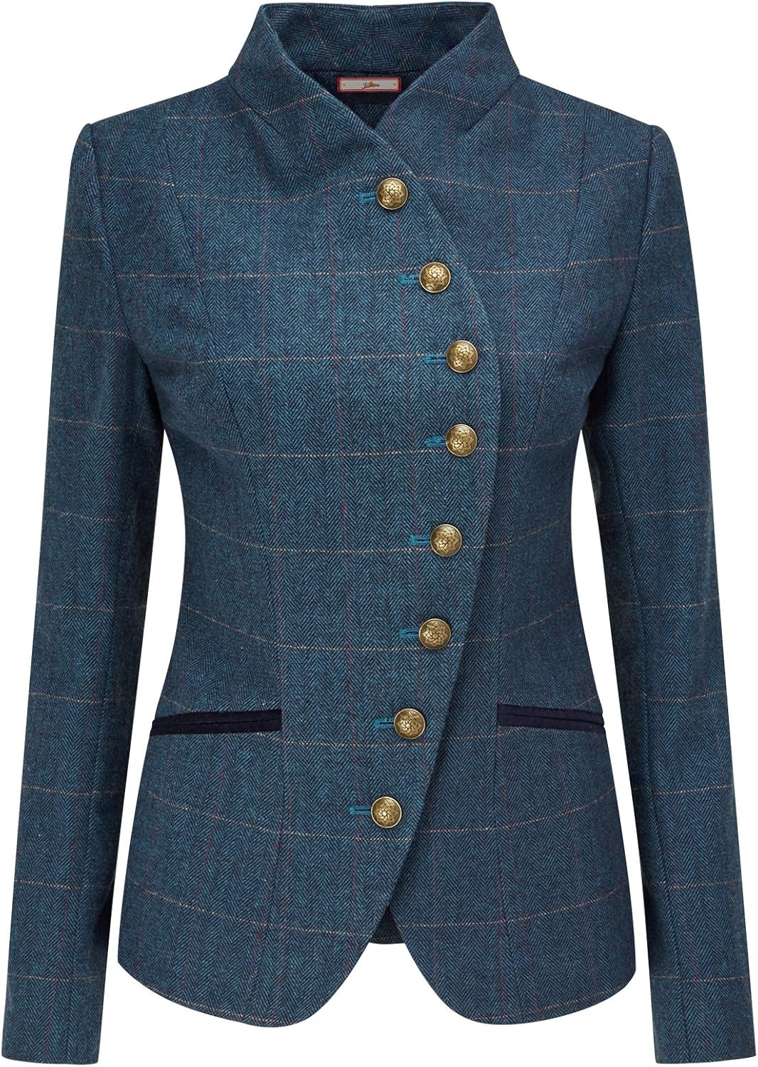 Joe Browns Women's Heritage Herringbone Jacket, Blue (A-Blue A), 8: Amazon.co.uk: Clothing