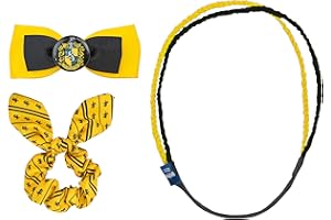 Cinereplicas Harry Potter - Hair Accessories Trendy Hufflepuff - Set of 3 - Official License