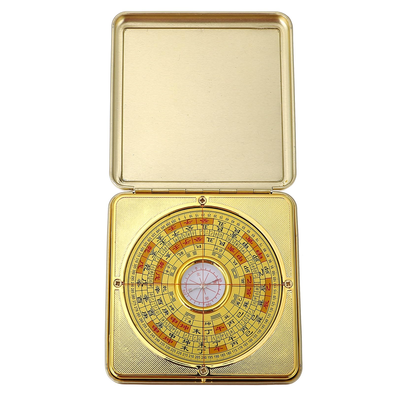 iplusmile Chinese Feng Shui Compass Bagua Camping Compass Luo Pan Survival Flipping Cover Geomantic for Hiking Climbing