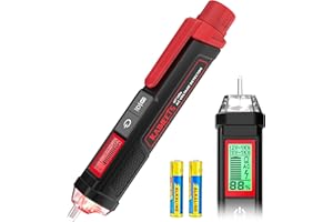 KAIWEETS Voltage Tester, Non-Contact Voltage Tester with Signal Percentage, Dual Range AC 12V/70V-1000V, Live/Null Wire Teste