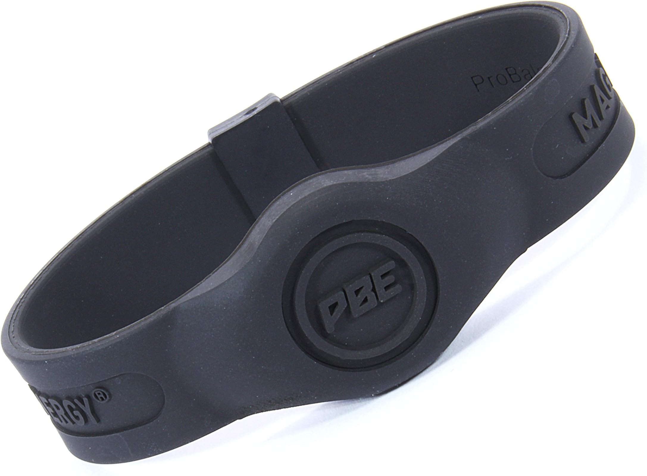 Power Balance Energy *NEW Magnetic Therapy Wristband Magnetic Field - 8 Colours! (Stealth Black, Small - 17.5cm)