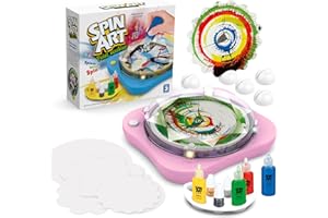 CHILPALS Arts and Crafts for Kids Ages 4-8,Paint Spin Art Machine for Kids,Art Craft Set for 6-9 Year Old,Painting Spinner Toys Kits Set,Art Supplies Birthday Gifts for Boy Girl Ages 6 7 8 9 10 11 12 13