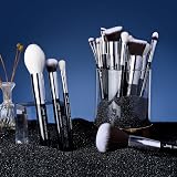 Jessup 25pc Professional Makeup Brush Set Natural Synthetic Hair Foundation view 6