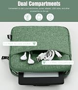 TiMOVO 6-7 Inch Kindle Sleeve Case Bodhi Green Premium Material view 5